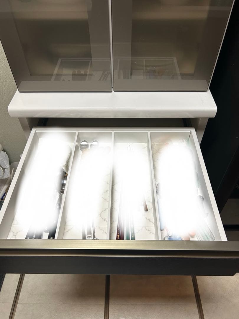 ニトリ　食器棚(ラピス60 クローチェ)