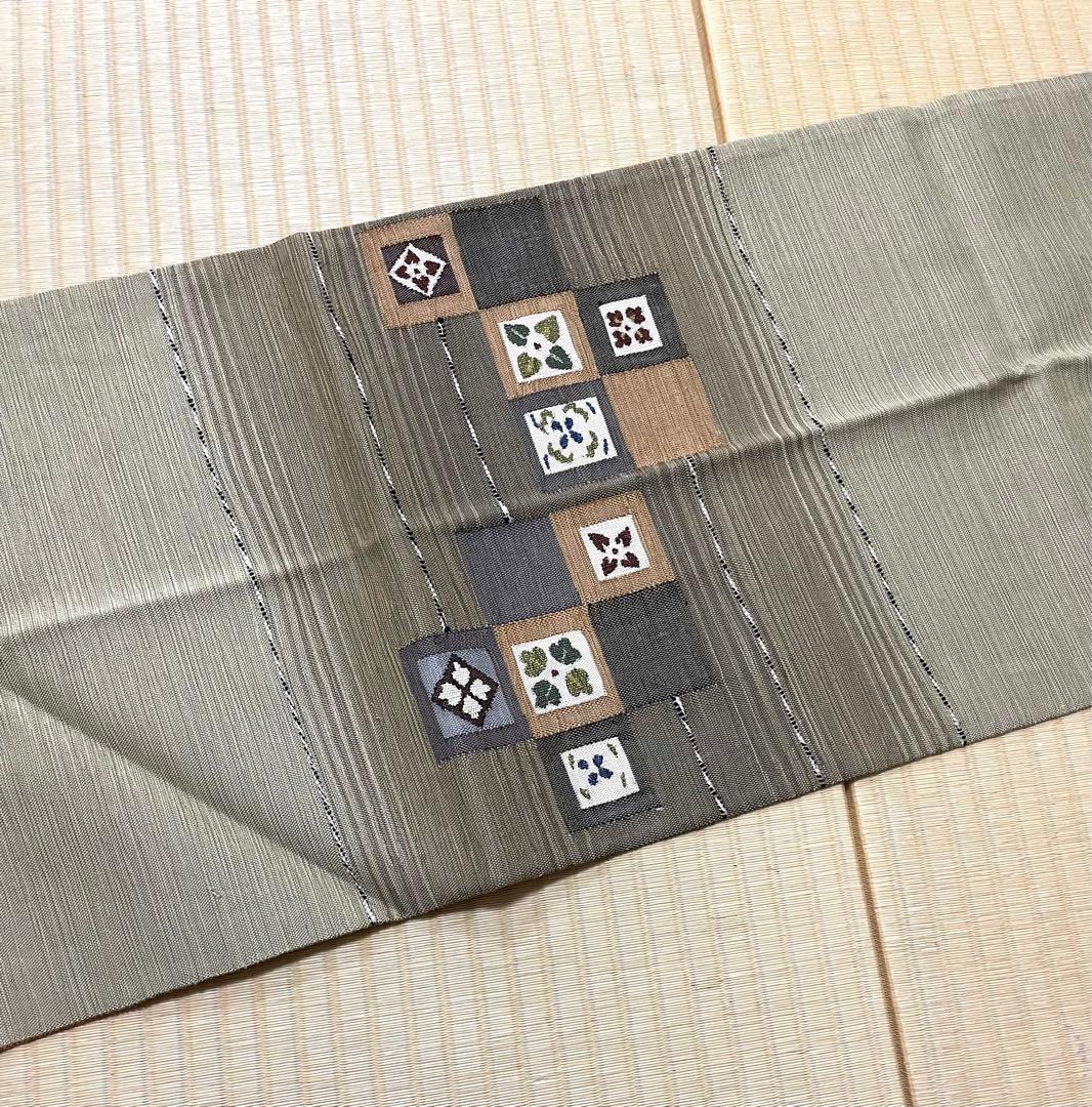 リバーシブル すくい織 教会 袋帯