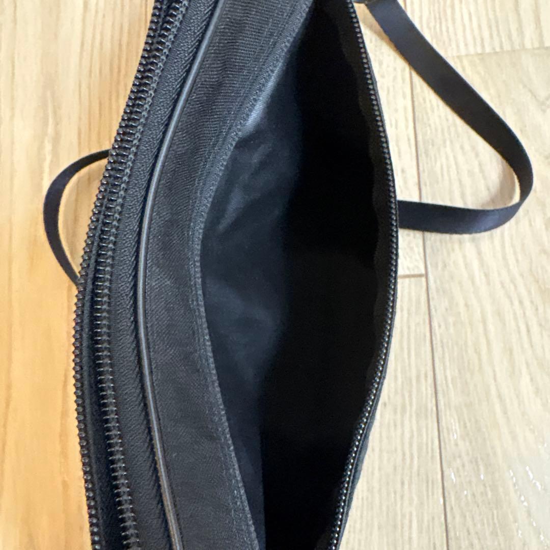 【美品】定価27,500 PORTER ポーター ハイブリッド サコッシュ　黒