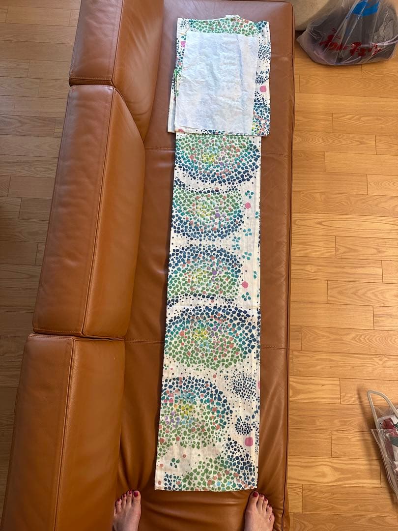 ツモリチサト 浴衣　ねこあじさい　単品