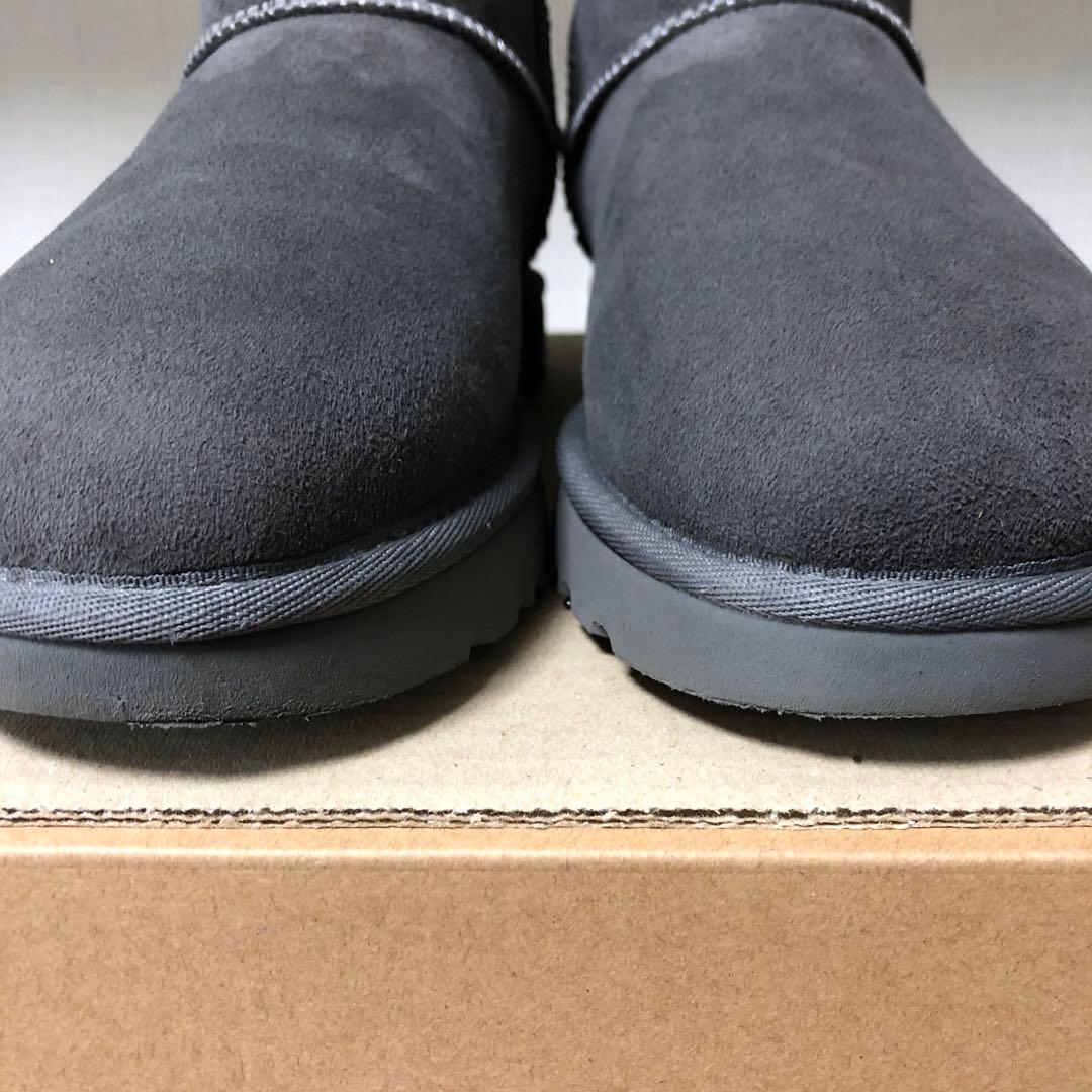 UGG W CLASSIC ULTRA MINI グレー 7