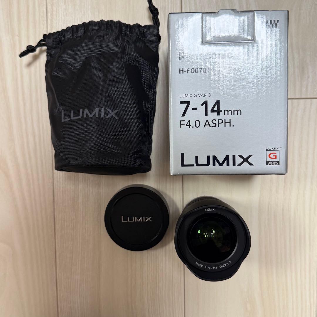 【新品同様最終値下げ】LUMIX G VARIO 7-14mm/F4.0