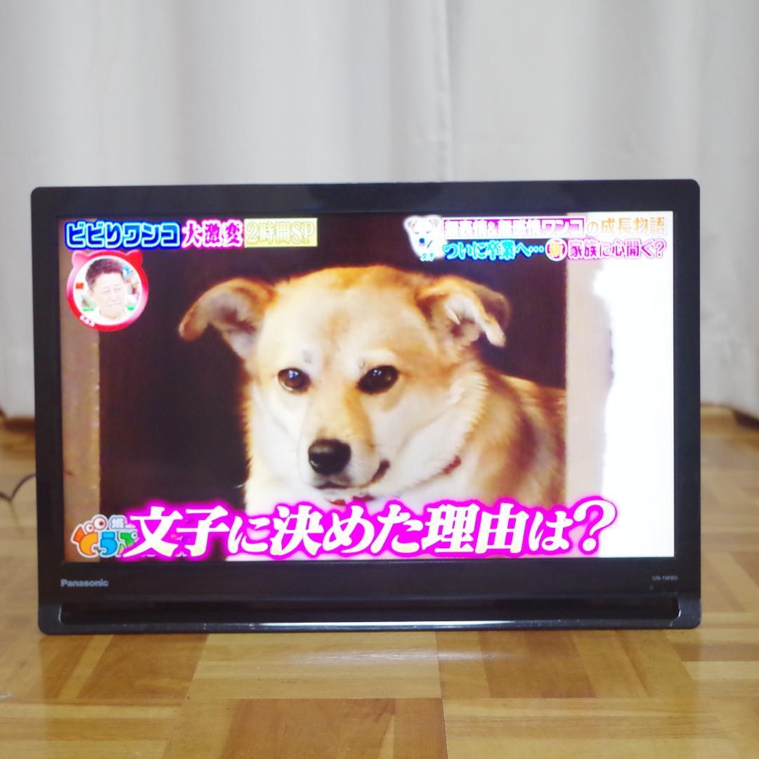 パナソニック！人気のポータブル液晶テレビ！プライベート ビエラ！UN-19F8