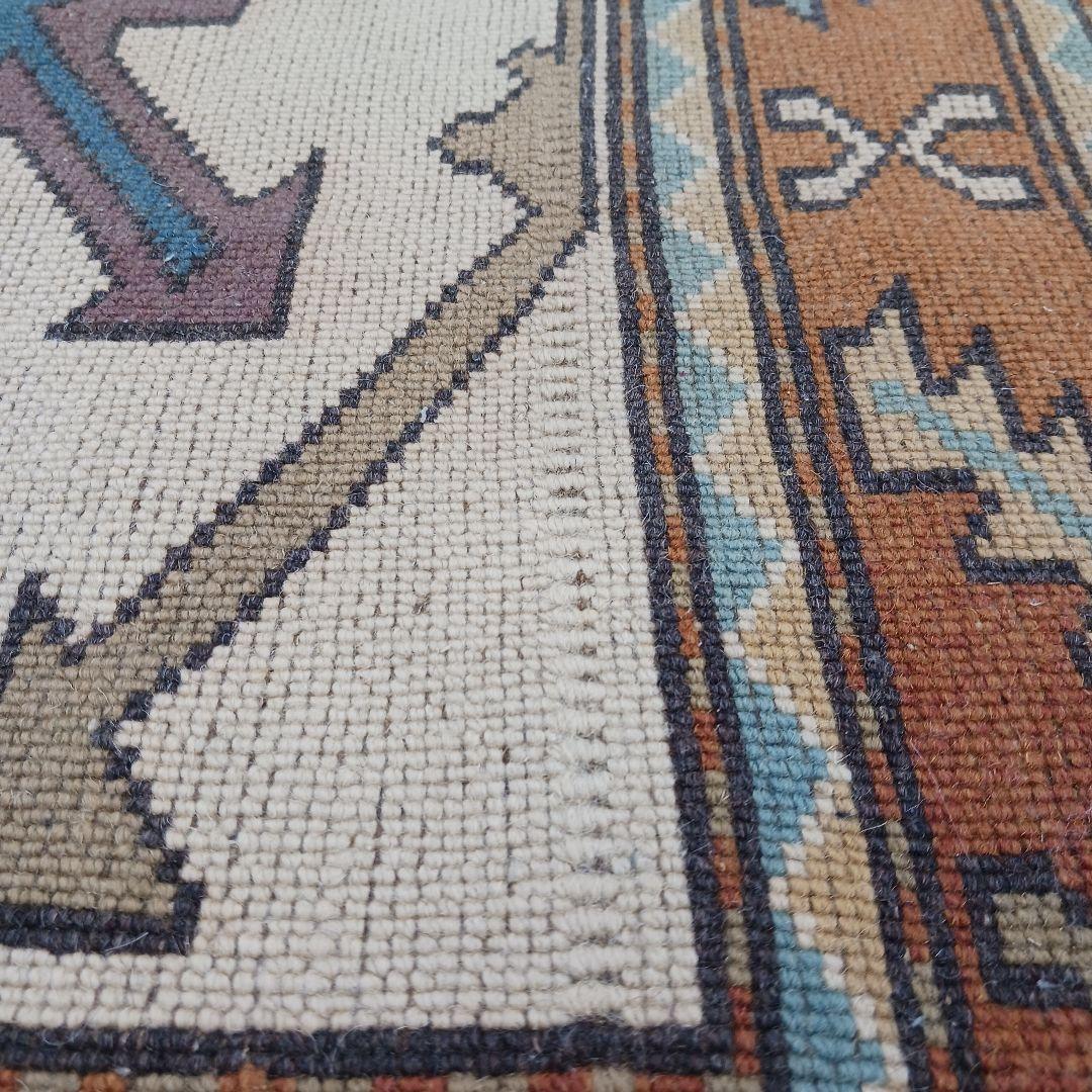 専用Y3049 トルコ絨毯 キリム ウール 手織り ラグマット 167×123㎝