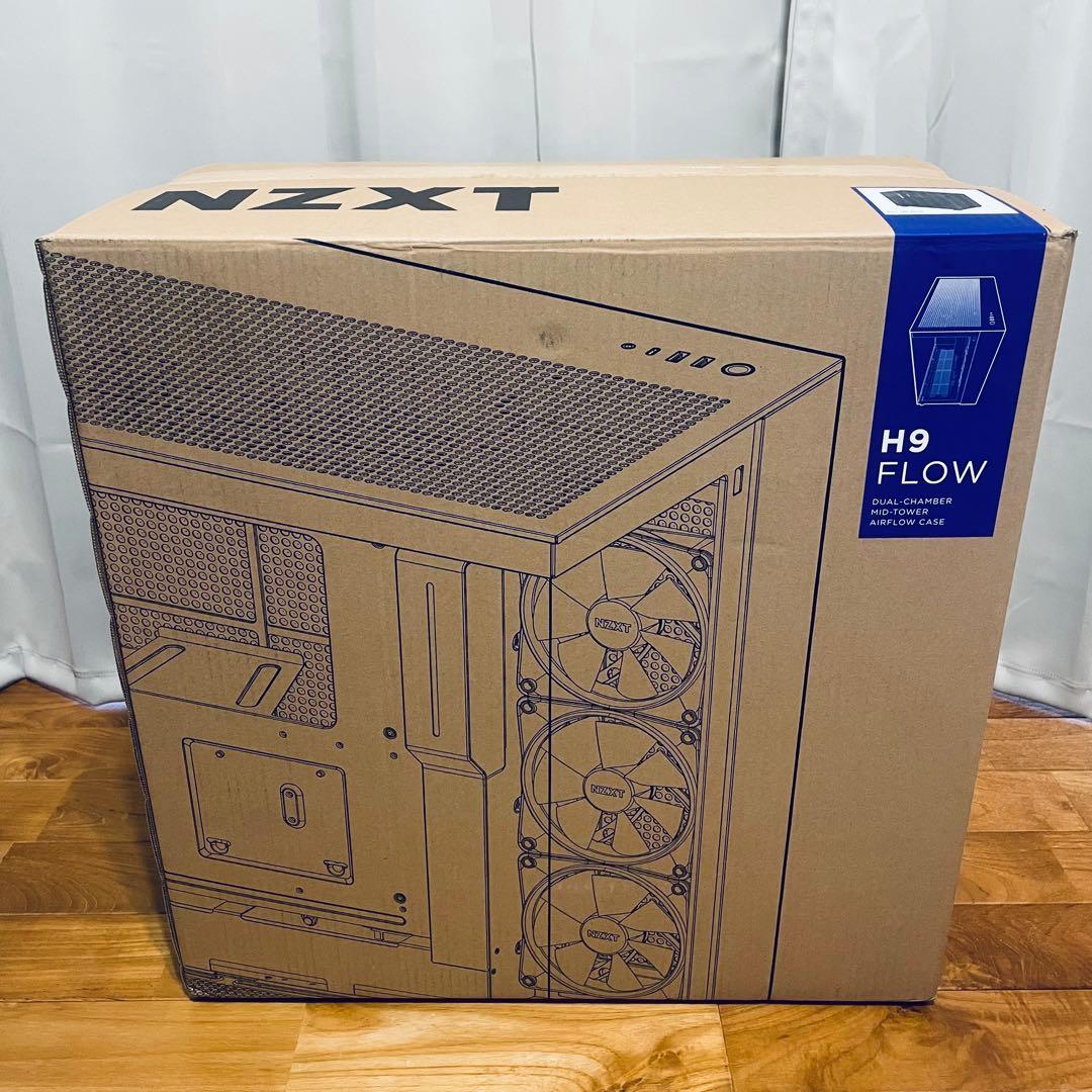 【値下げ中】NZXT H9 FLOW/RGBファン7個/コントローラー3個