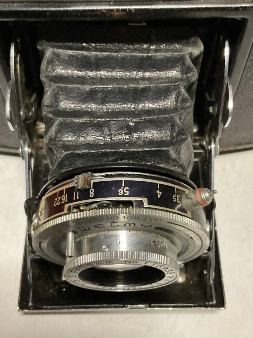 タイセー／ウエルミー6。蛇腹式カメラ。【クラッシックカメラ　美品ケース付き】。