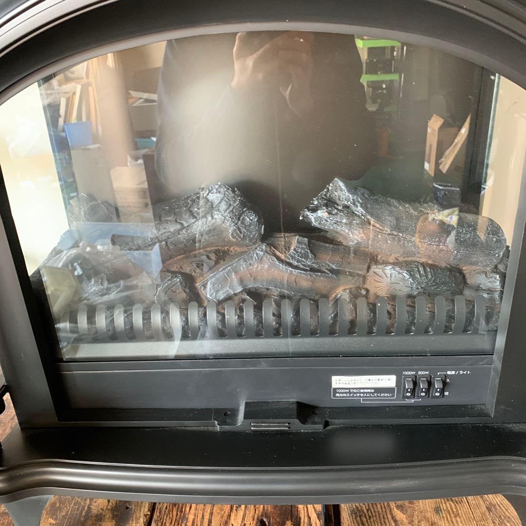 ワイド　暖炉型　ファンヒーター　IQ BK BLT-999B-3-BK