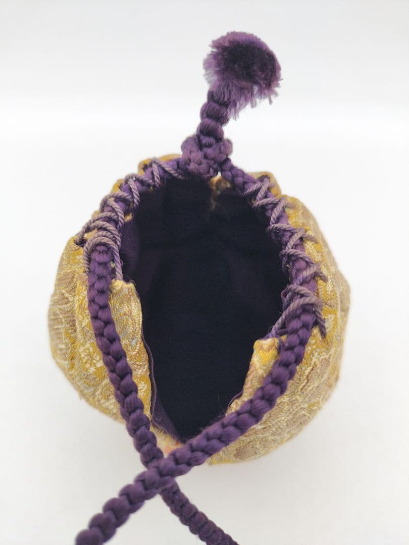 c317【新品・未使用】茶入 高取 肩付 亀井楽山 牡丹唐草 木箱 茶道具 肩衛