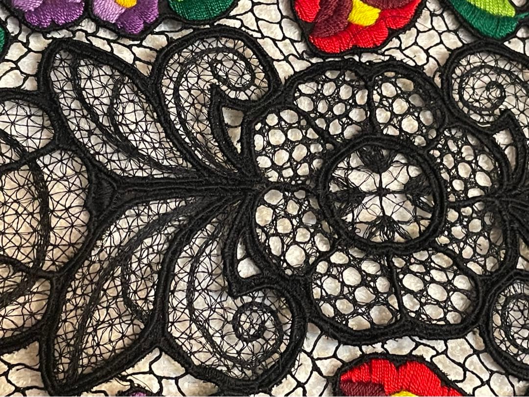 ナミー様用　ハンガリー製　ハンドメイド　カロチャ刺繍　テーブルセンター