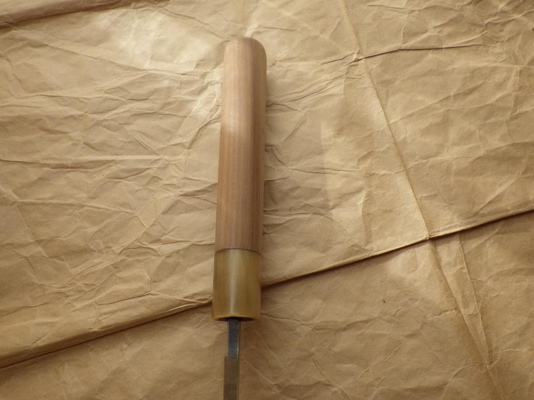 源泉正作★鱧切り包丁尺１寸/ ★本水牛柄★堺打刃物★記名有り　162