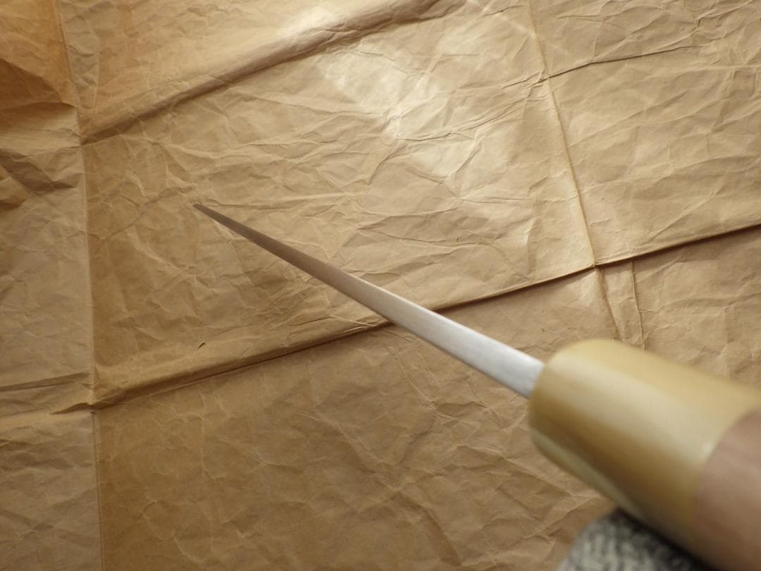 源泉正作★鱧切り包丁尺１寸/ ★本水牛柄★堺打刃物★記名有り　162