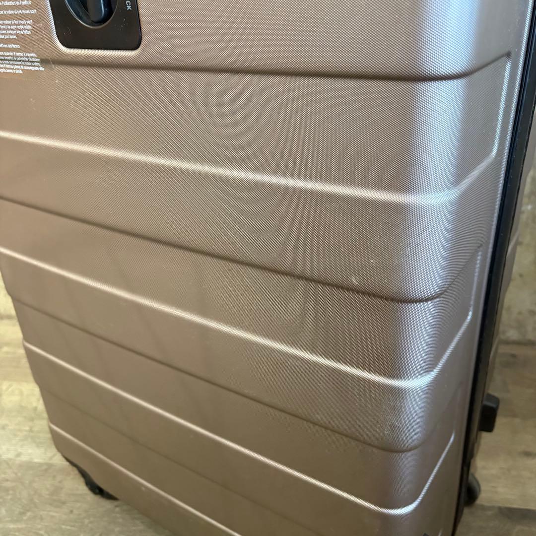 MUJI 無印良品 バーの高さを自由に調節できるストッパー付きキャリー 85L