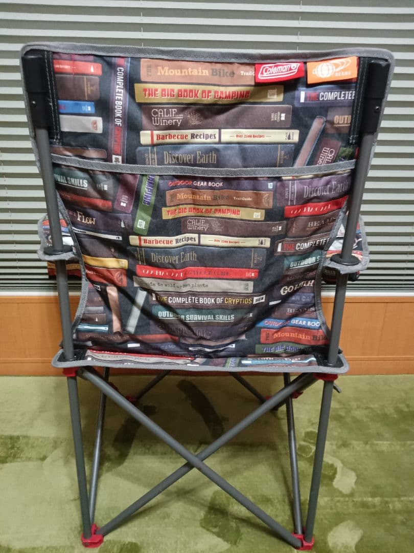 【Coleman × BEAMS】コラボ リゾートチェア ブック オレンジ