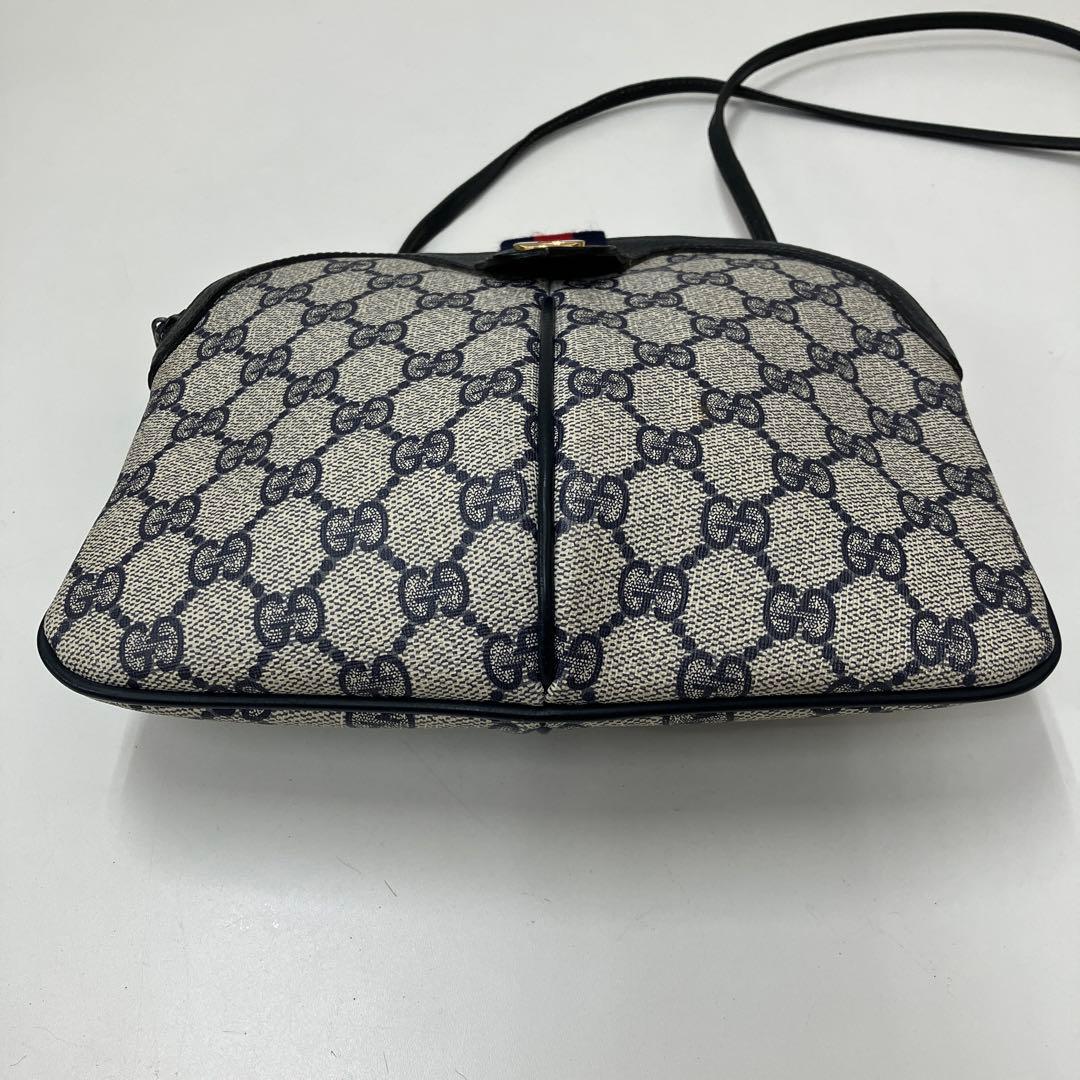 GUCCI オールドグッチ　シェリーラインレザーショルダーバッグ