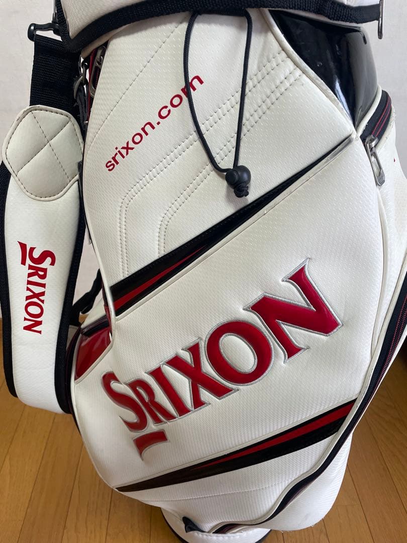 Srixon キャディバッグ　ホワイト/レッド