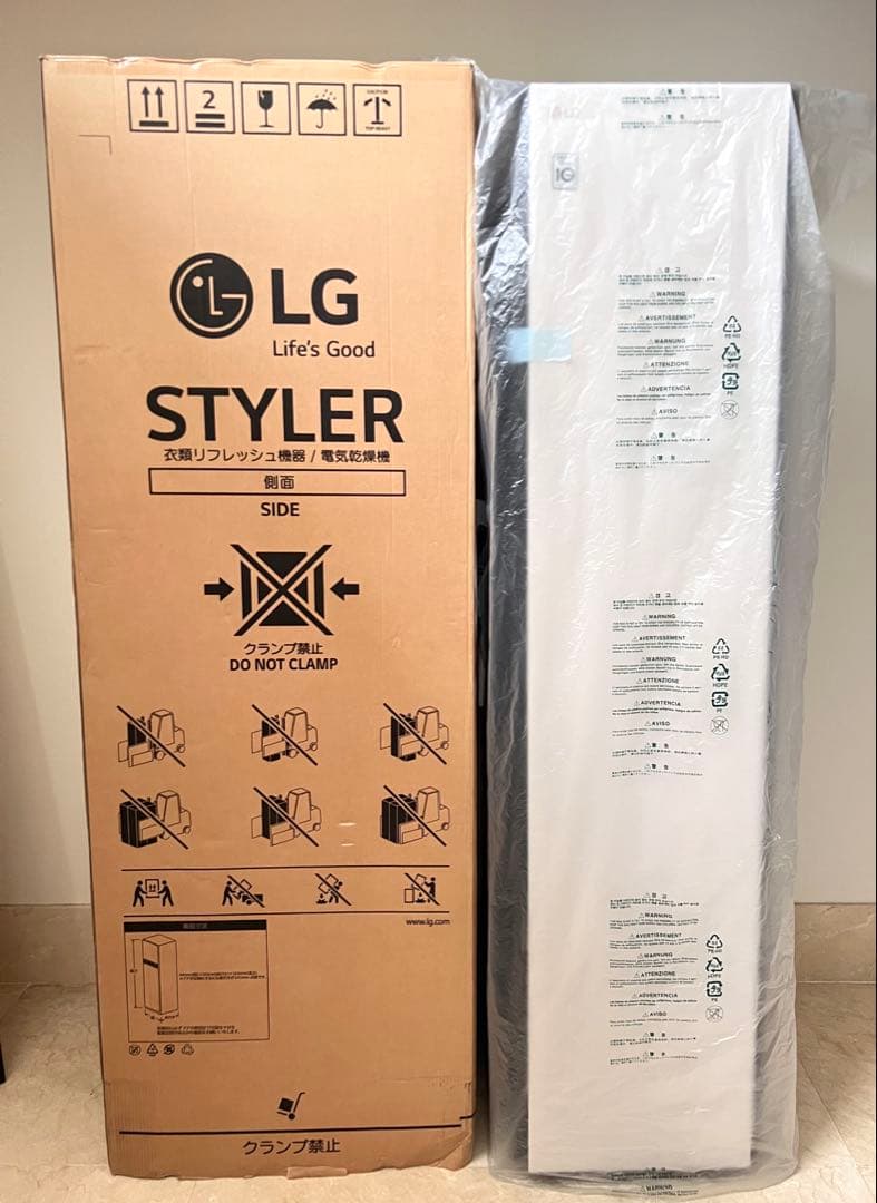 新品未使用品 LG Styler S3BNF ミラー 電気乾燥機