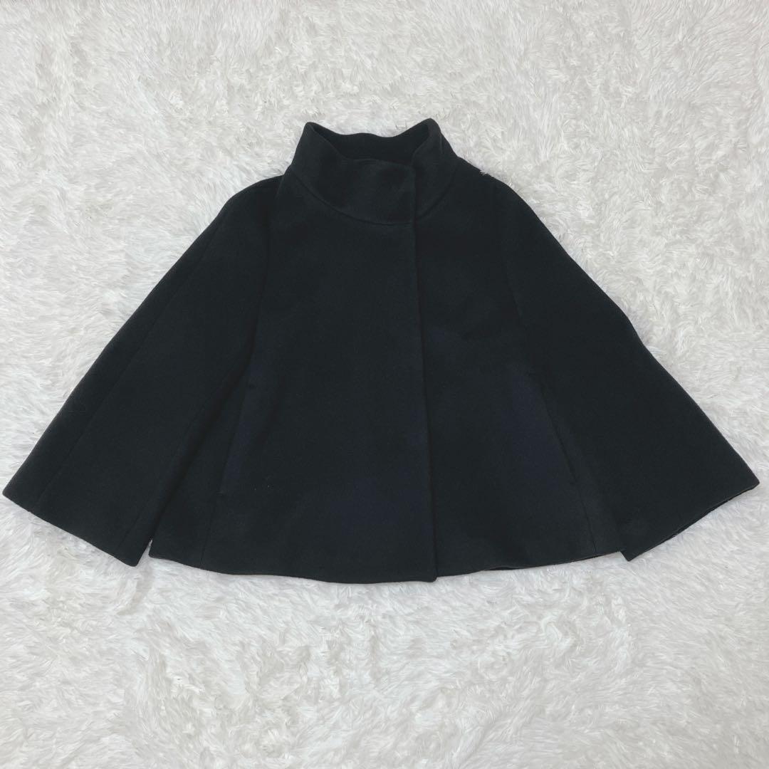 試着のみ✨定価6.8万 今季新作 ANAYI ウールビーバーショートコート 黒