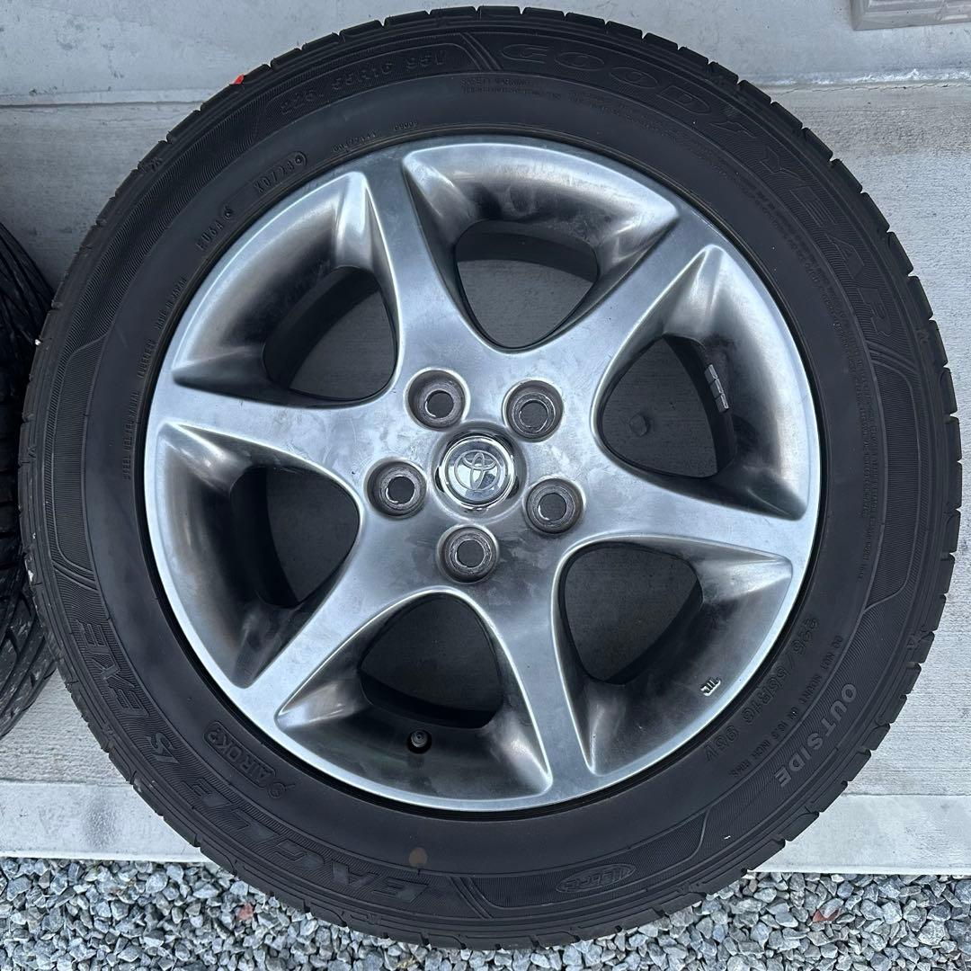 アリスト純正ホイール 溝タイヤ付き！