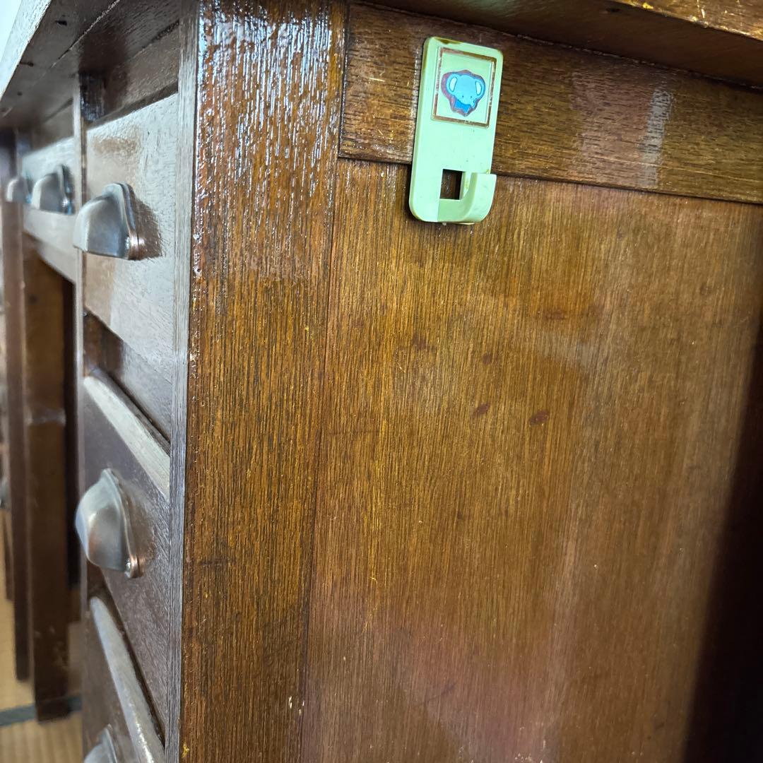 レトロ　勉強机　木製