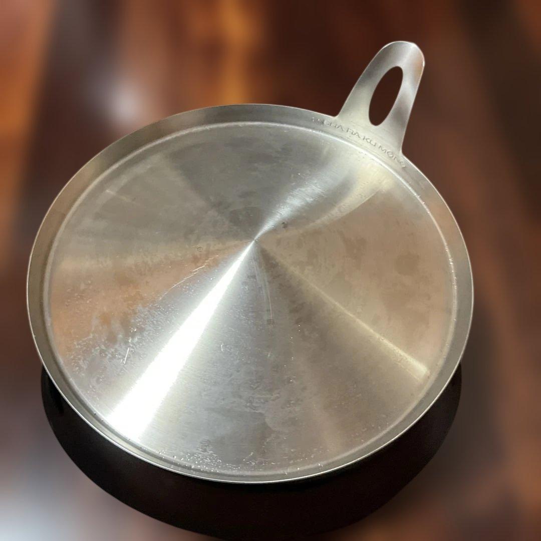 南部鉄器　鋳鉄製 両手鍋 OIGENオリジナルステンレス蓋付き