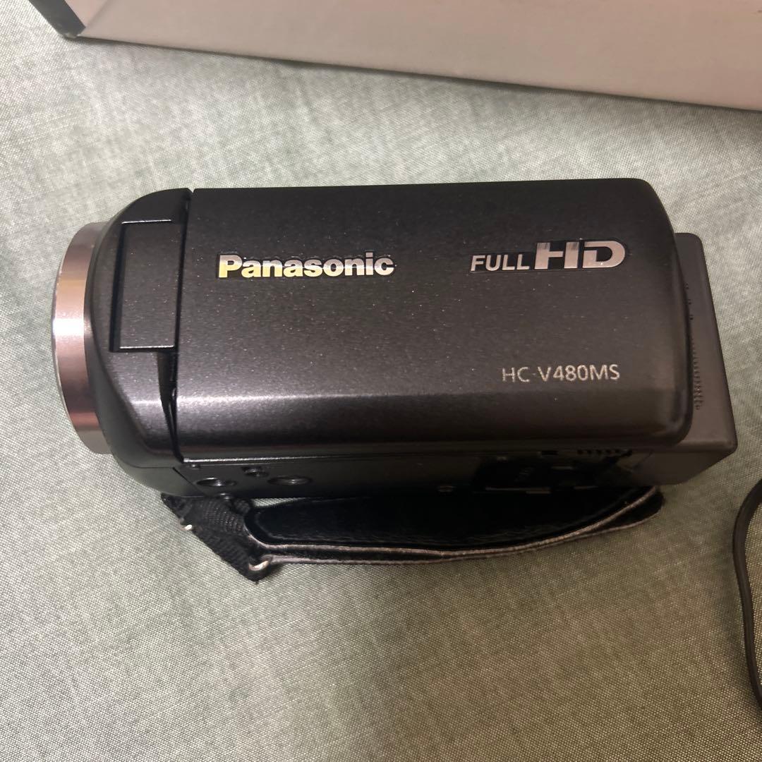 【美品】Panasonic HC-V480MS-K ビデオカメラ ブラック