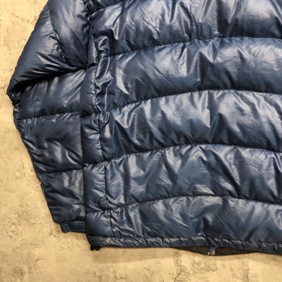 サミットシリーズ　刺繍　M ブルー　ヌプシ　ザノースフェイス　ダウンジャケット