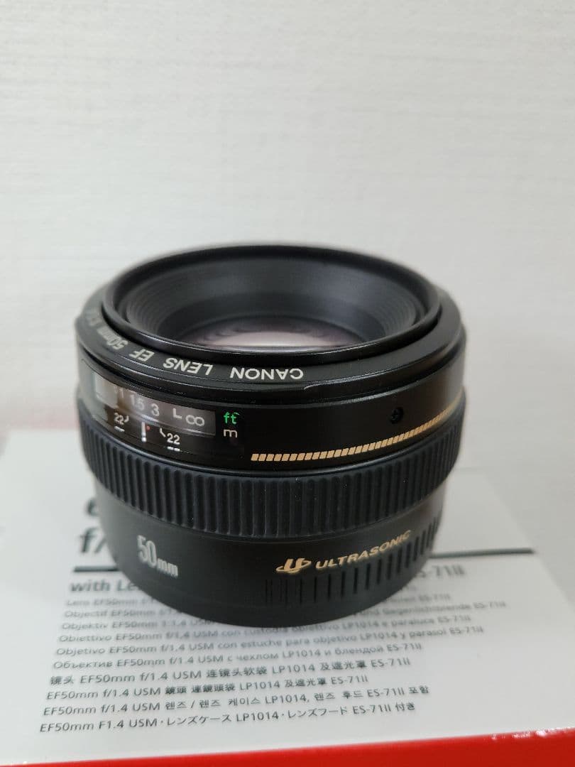 Canon キヤノン EF50mm F1.4 USM 単焦点レンズ