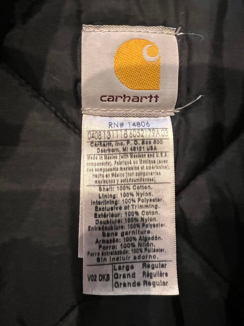 Carhartt ダックベスト ブラウン Lサイズ