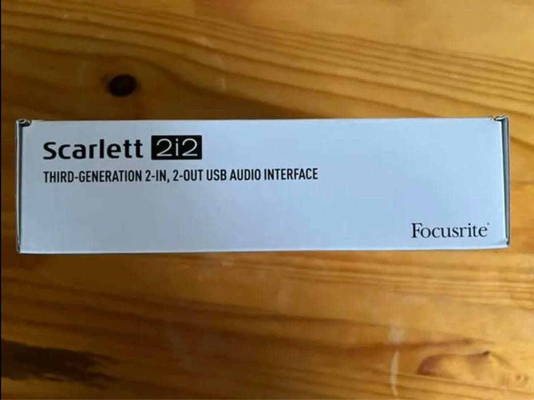 オーディオインターフェイス　Scarlett 2i2(gen3)