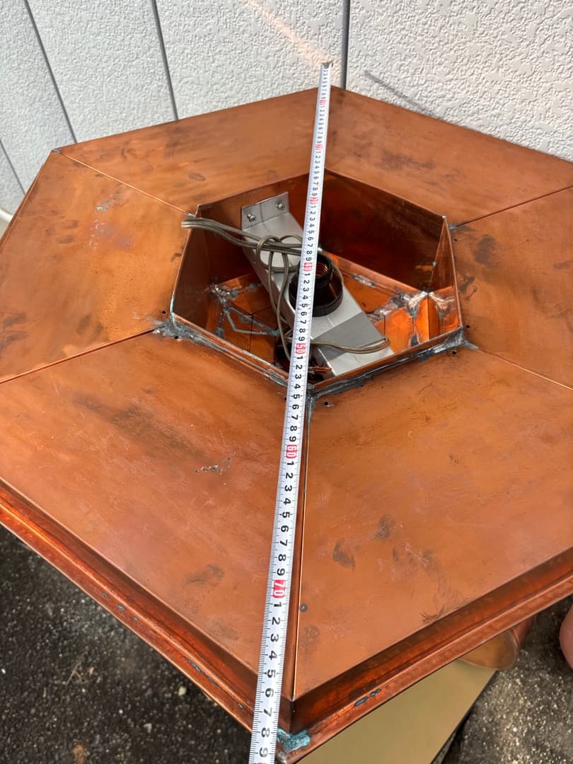 値下げします。 金灯籠　銅製　オリジナル製作品