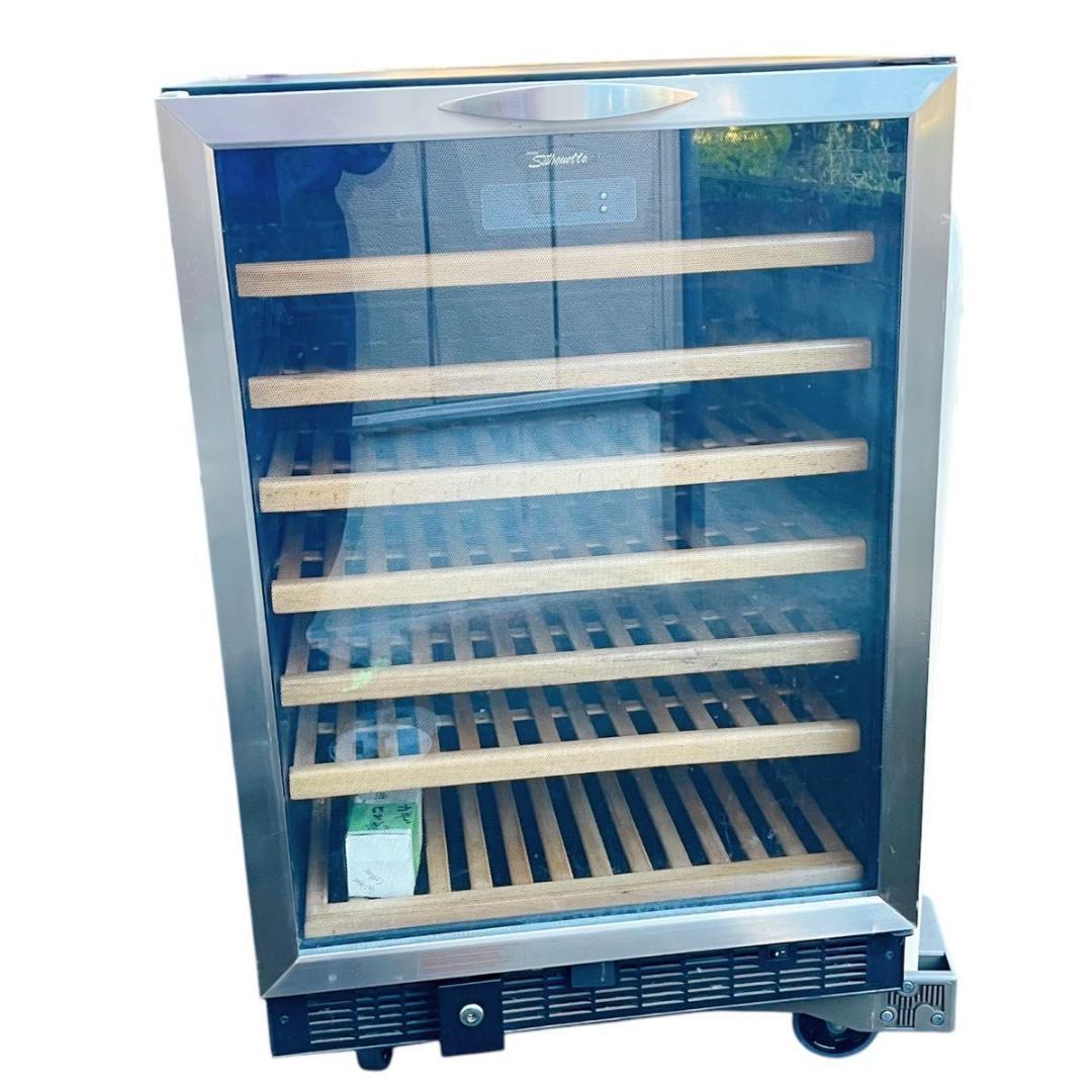 50本収納 ワインセラー ダンビー DWC512BLS 冷蔵庫 ワインラック