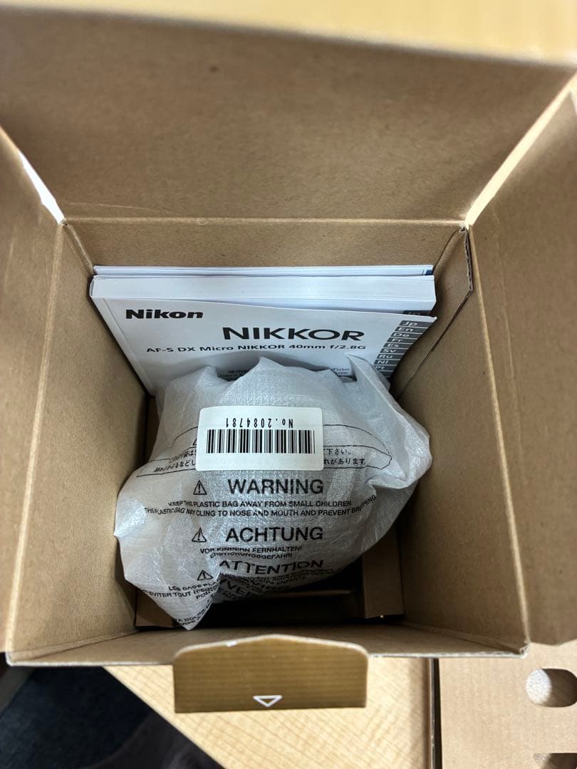 レンズ(単焦点) Nikon AF-S DX Micro NIKKOR 40mm f/2.8G