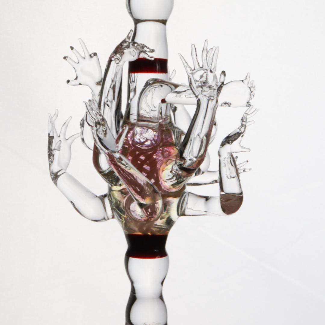 大村欣央 阿修羅ゴブレット ワイングラス 箱付き