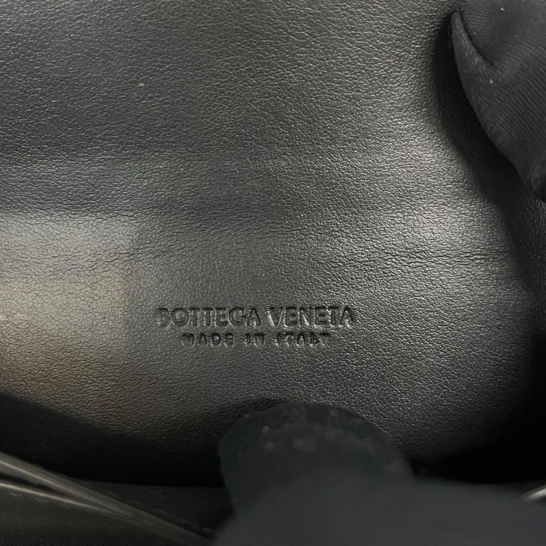 未使用級✨ボッテガヴェネタ 名刺入れ カードケース カセット レザー ブラック