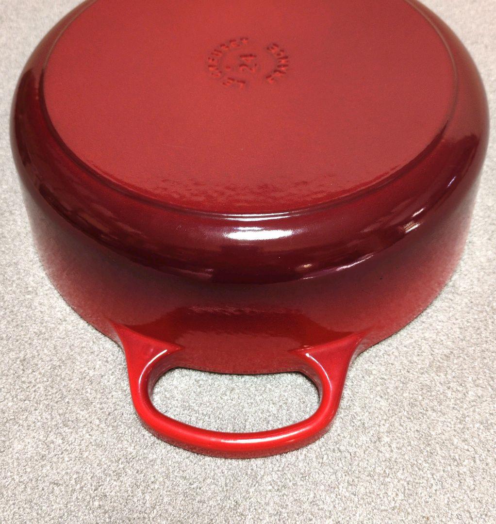 LE CREUSET ココットジャポネーズ　24cm チェリーレッド 【美品】