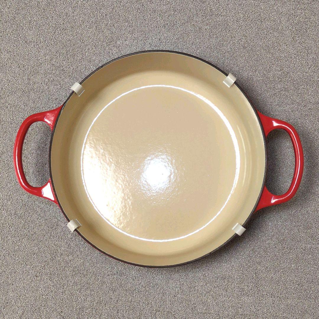 LE CREUSET ココットジャポネーズ　24cm チェリーレッド 【美品】
