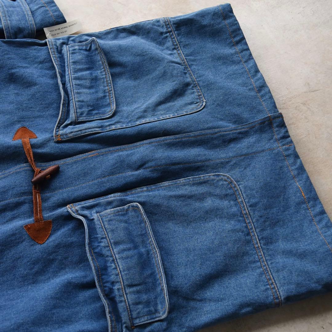 90s FORENZAフォレンツァ デニムダッフルコート M 未使用ヴィンテージ