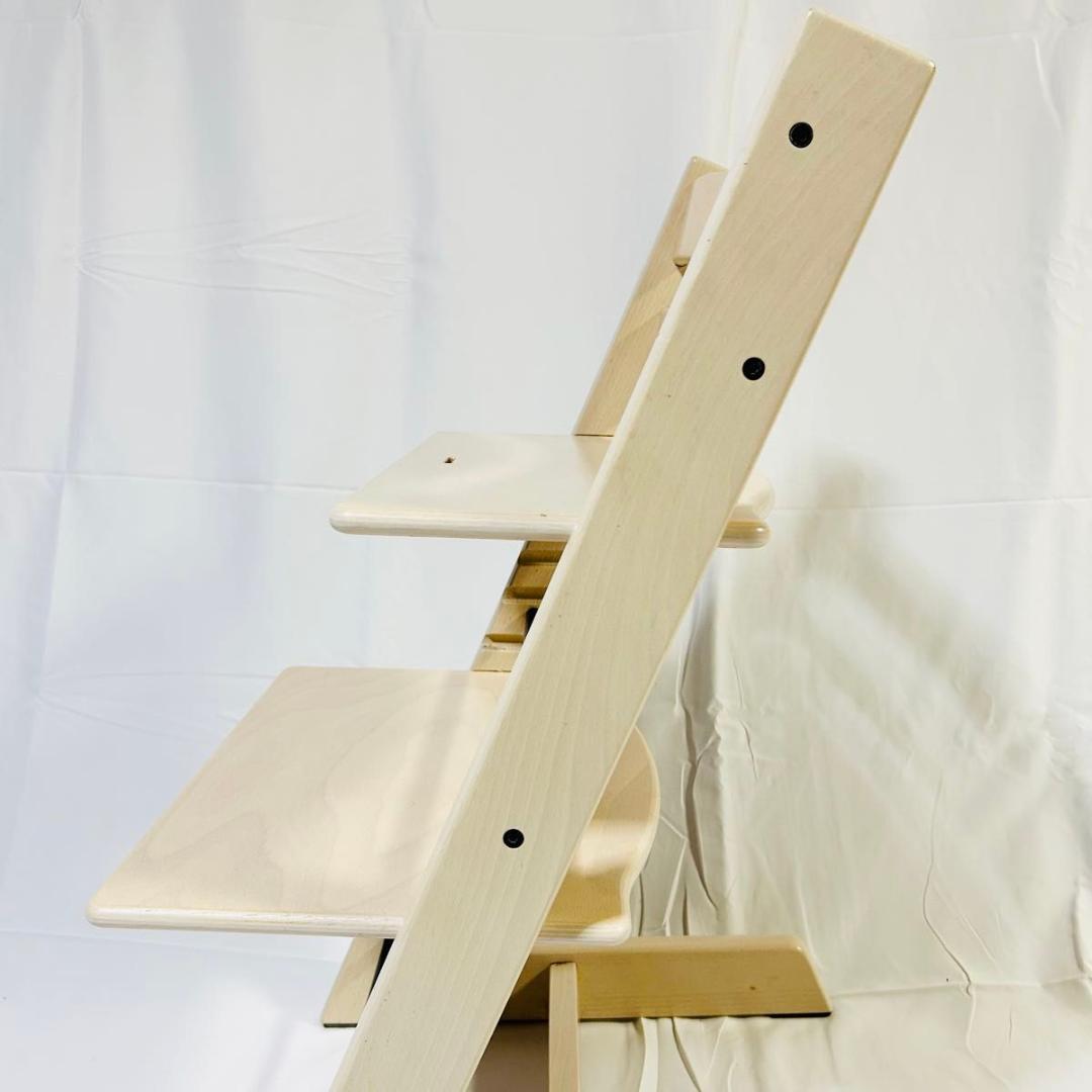 極美品 STOKKE トリップトラップ ホワイトウォッシュ 人気色