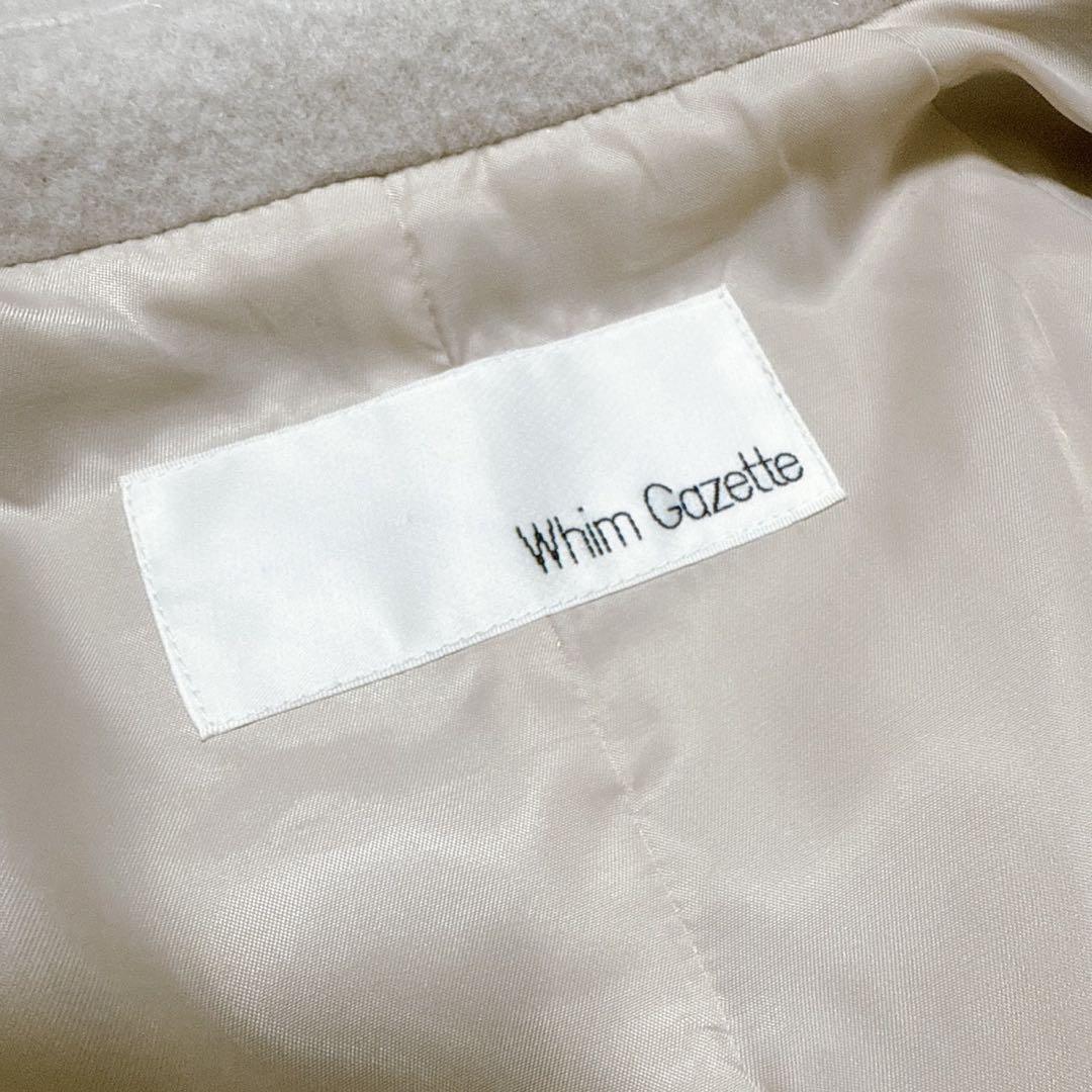 美品 ✨Whim Gazette メリンプフーデッドコートショート丈