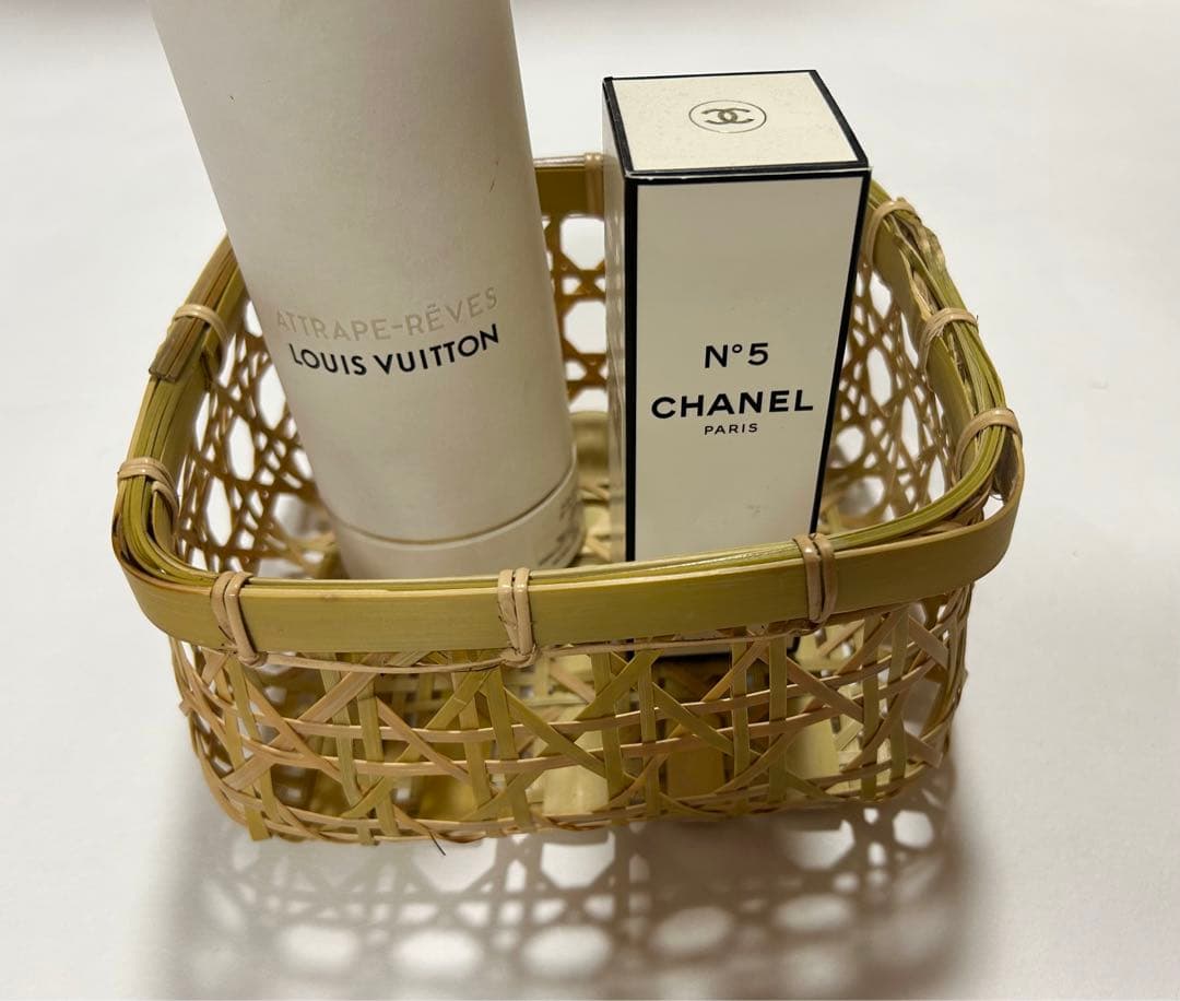 ＊2個セット＊手編み竹かごバスケット（新品未使用）直径約17センチ高さ約9センチ