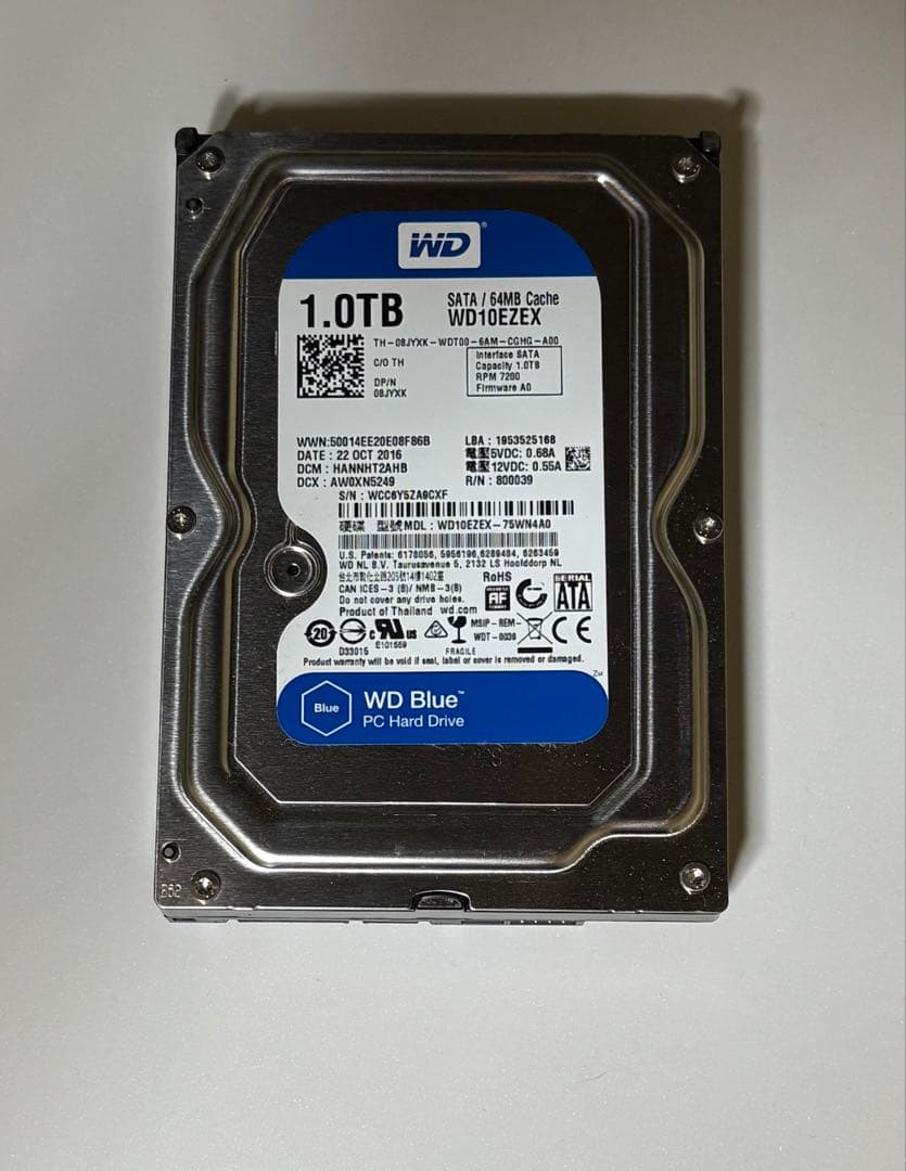Gateway デスクトップWD3.5吋1TB ・RAM16GB新品
