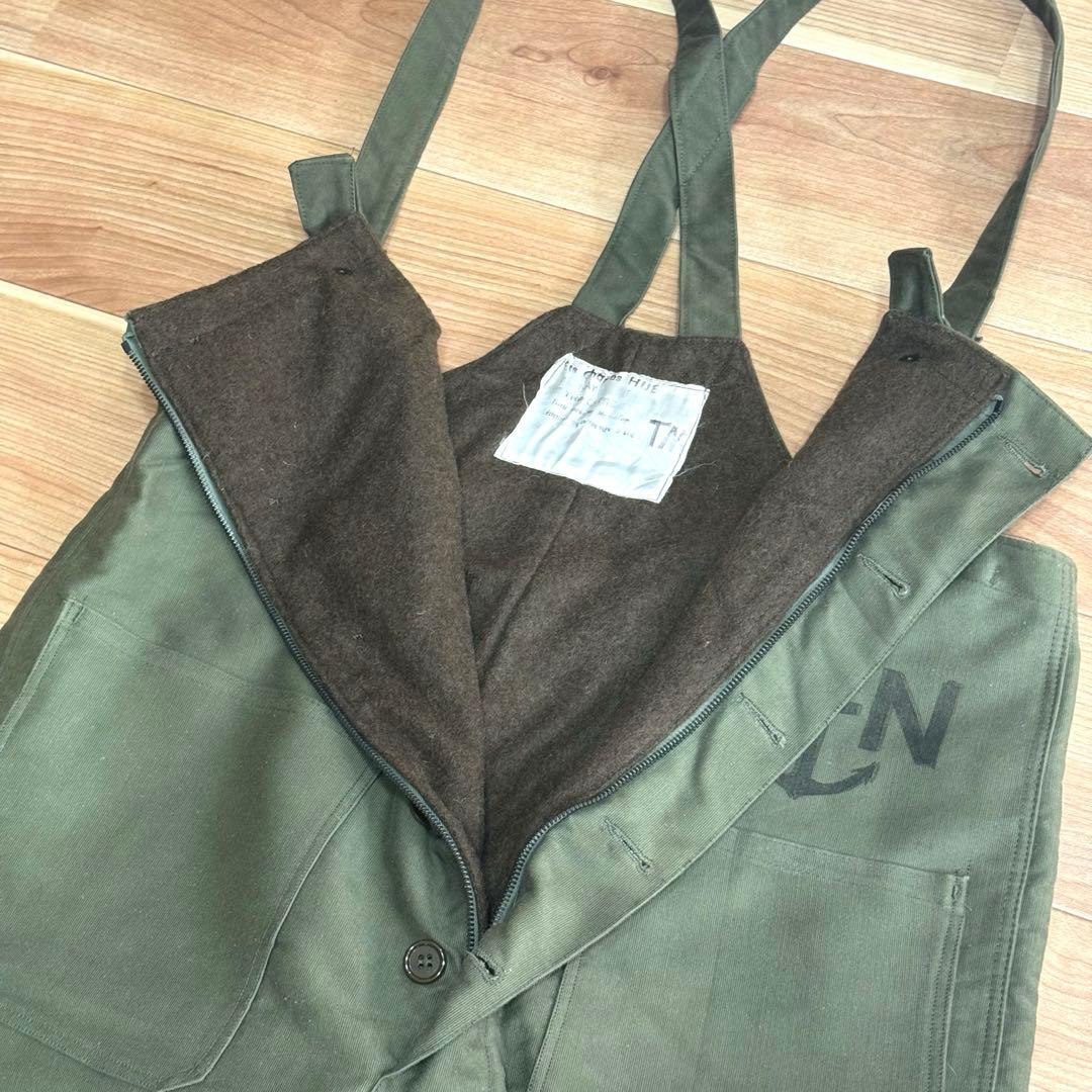 50's フランス軍 デッキパンツ デッドストック ステンシル