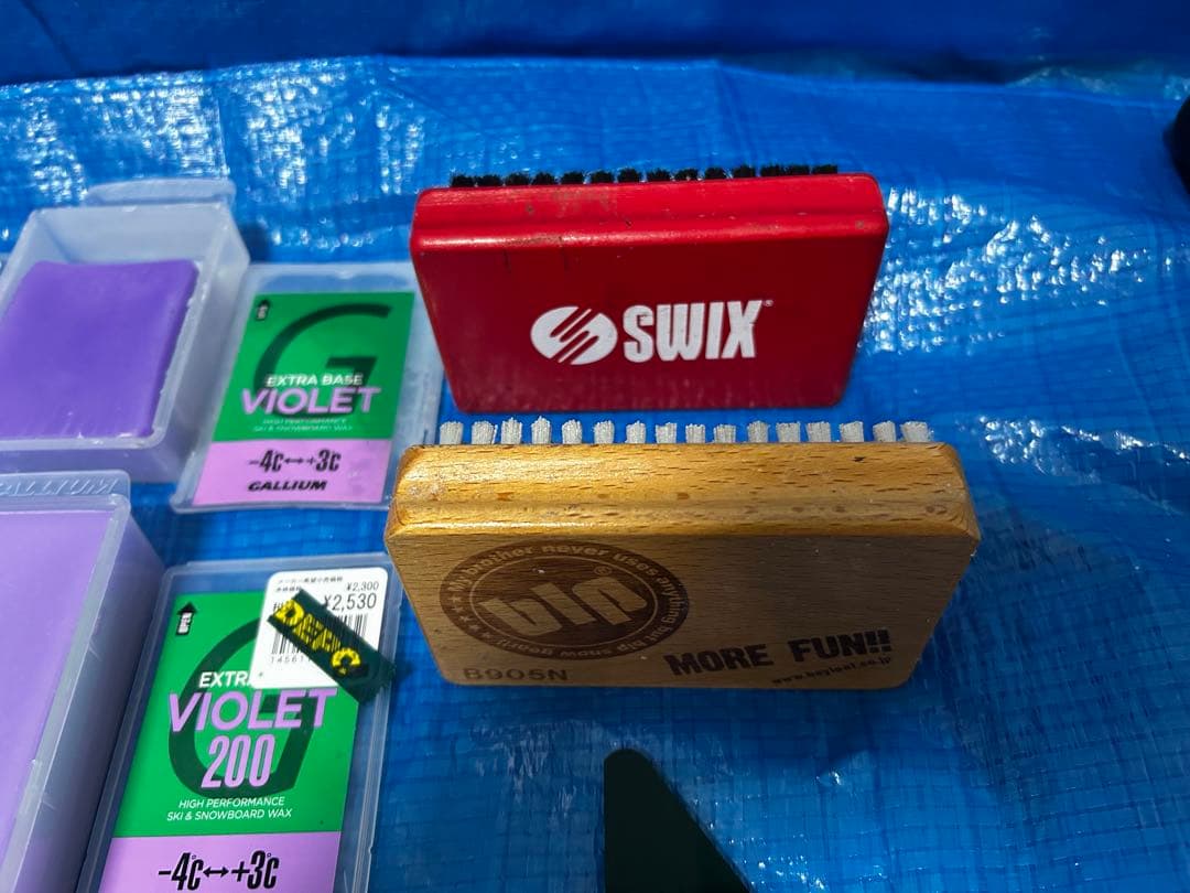 GALLIUM スタンドスノーボードメンテナンスセット ワックス未使用品あり