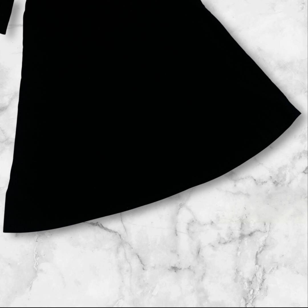 かりん✨マーガレットハウエル ソフトフランネル ブラックドレスワンピース