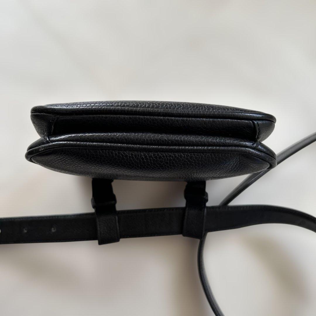 ★極美品　CHANEL キャビアスキン　ウエストポーチ