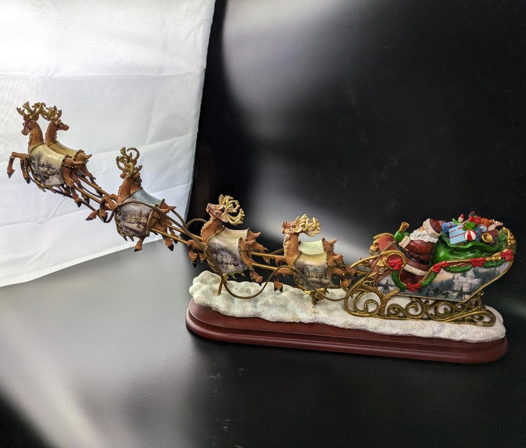 トーマス・キンケード サンタとトナカイ 『ナイト ビフォア クリスマス』 限定品