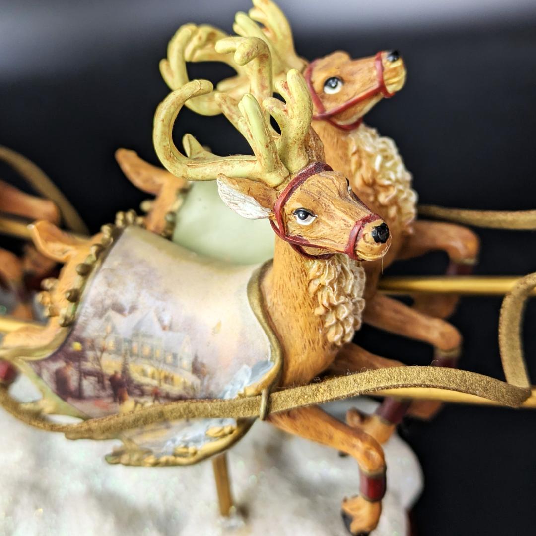 トーマス・キンケード サンタとトナカイ 『ナイト ビフォア クリスマス』 限定品