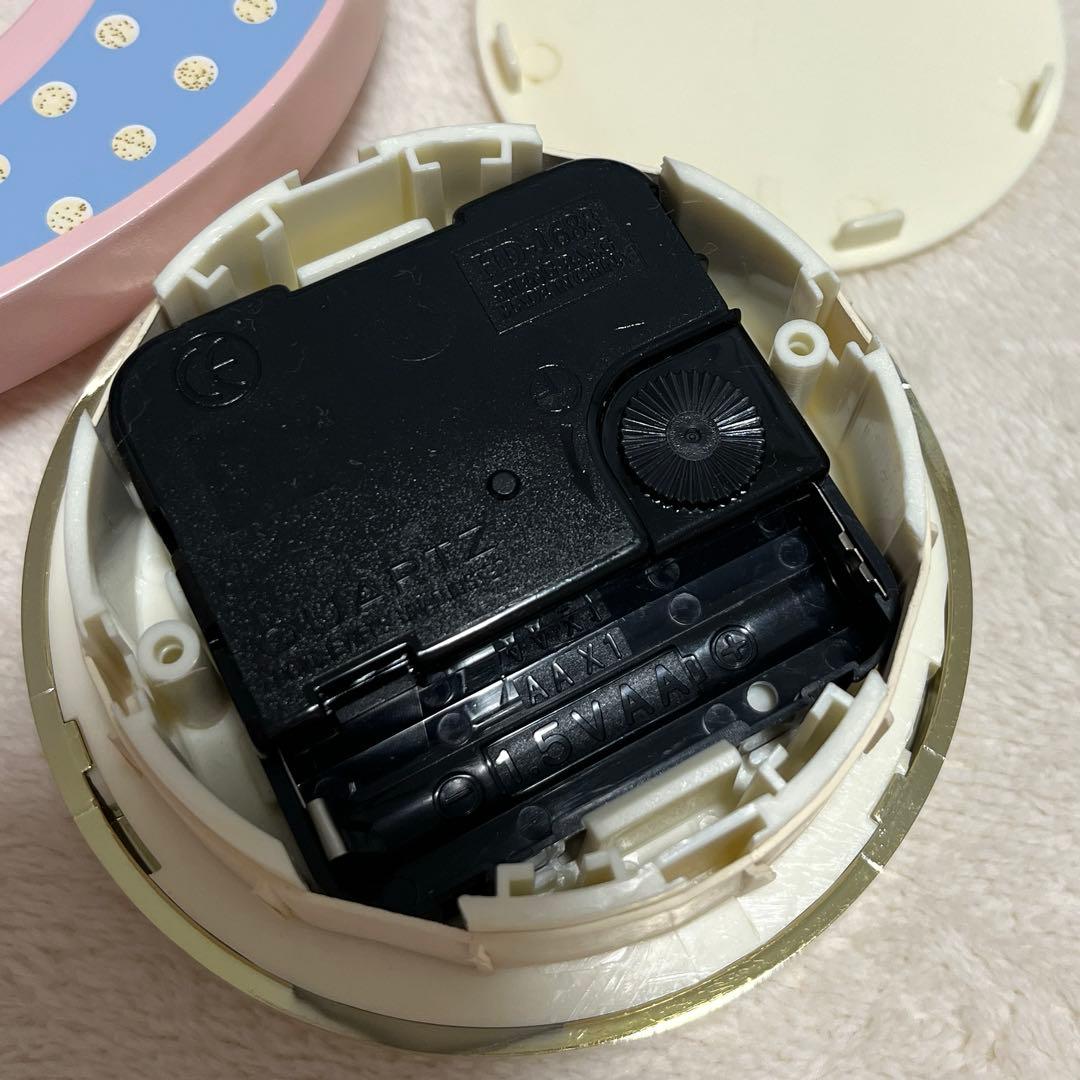 【激レア】Sanrio サンリオ　マシュマロみたいなふわふわにゃんこ　掛け時計