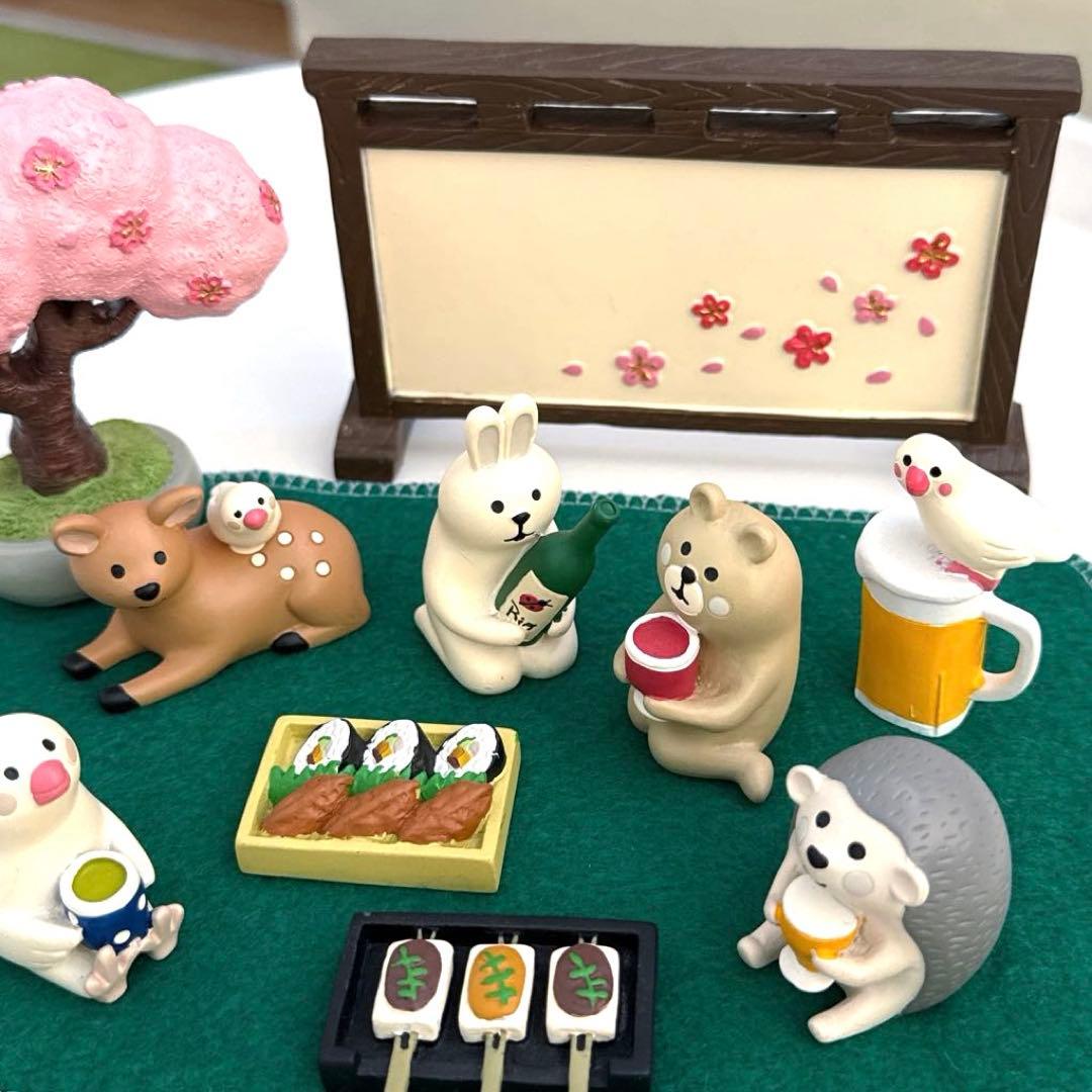 デコレ　コンコンブル　2016 春の宴シリーズ　ほろ酔い文鳥　バンビと文鳥