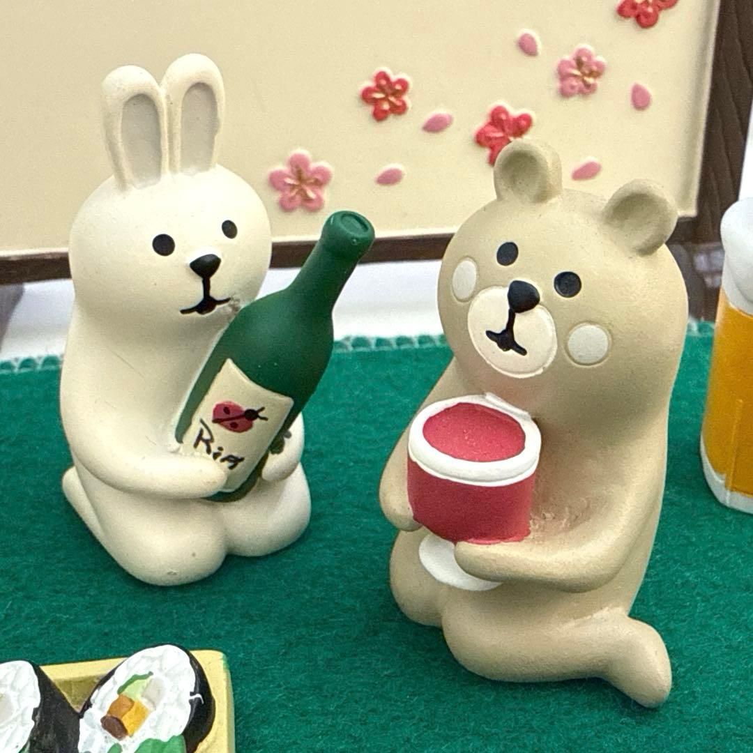 デコレ　コンコンブル　2016 春の宴シリーズ　ほろ酔い文鳥　バンビと文鳥